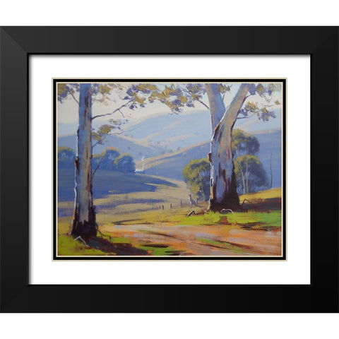 Valley Gums Black Modern Wood Framed Art Print with Double Matting by Gercken, Graham