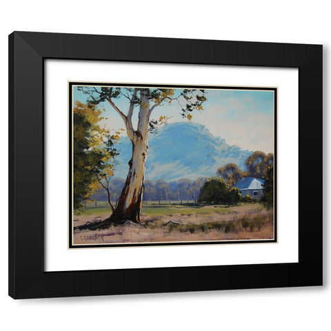 Tumut Landscape Australia Black Modern Wood Framed Art Print with Double Matting by Gercken, Graham