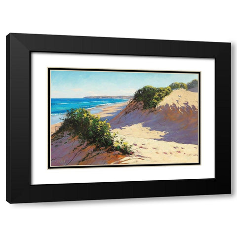 Dune Paintings Black Modern Wood Framed Art Print with Double Matting by Gercken, Graham