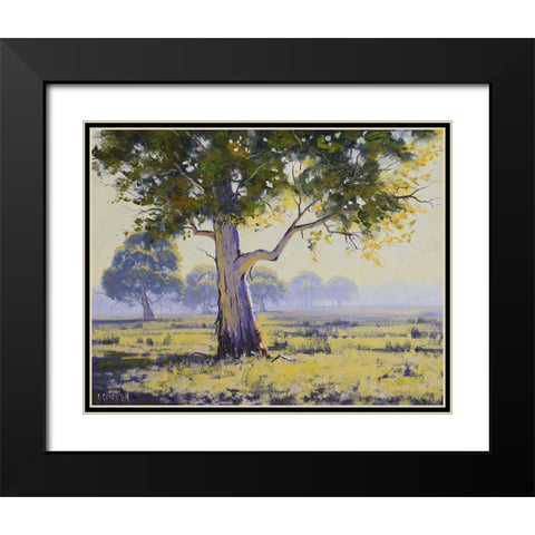 Gumtree Black Modern Wood Framed Art Print with Double Matting by Gercken, Graham