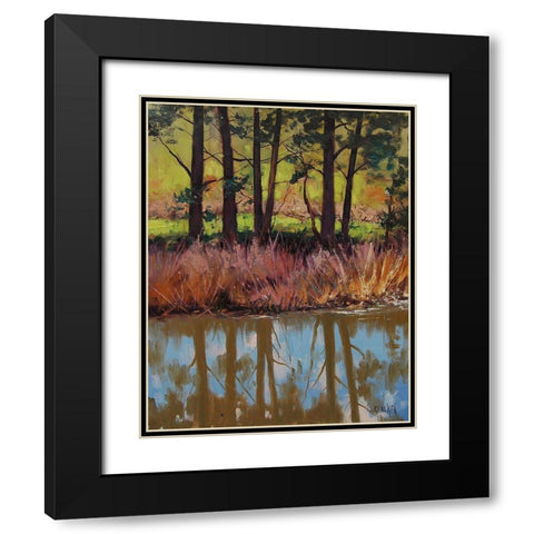 Plein Air Prints Black Modern Wood Framed Art Print with Double Matting by Gercken, Graham
