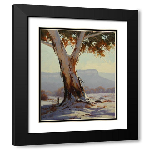 Snow Gum Prints Black Modern Wood Framed Art Print with Double Matting by Gercken, Graham