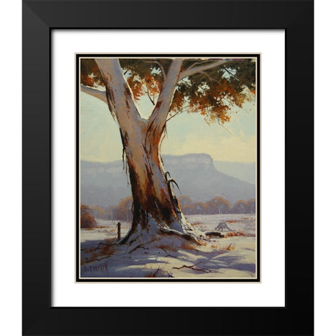 Snow Gum Prints Black Modern Wood Framed Art Print with Double Matting by Gercken, Graham
