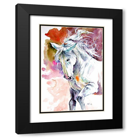 Andalusian Horse I Black Modern Wood Framed Art Print with Double Matting by Kovacs, Anna Brigite