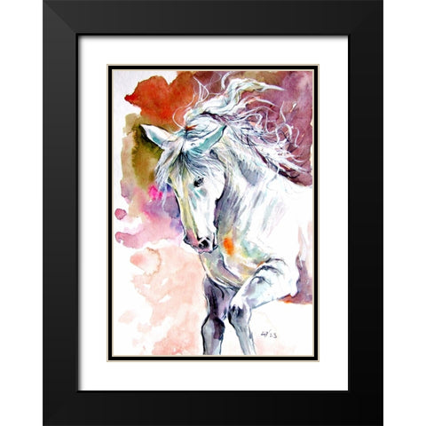 Andalusian Horse I Black Modern Wood Framed Art Print with Double Matting by Kovacs, Anna Brigite