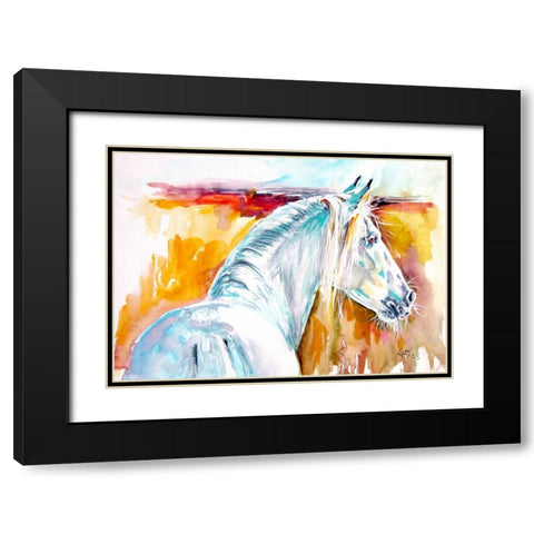 Andalusian Horse III Black Modern Wood Framed Art Print with Double Matting by Kovacs, Anna Brigite