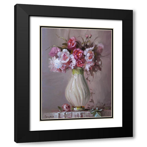 Aromat Bouquet II Black Modern Wood Framed Art Print with Double Matting by Rogozina, Svetlana