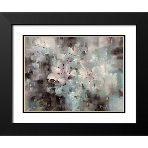 Moonlight Black Modern Wood Framed Art Print with Double Matting by Singatullin, Marsel