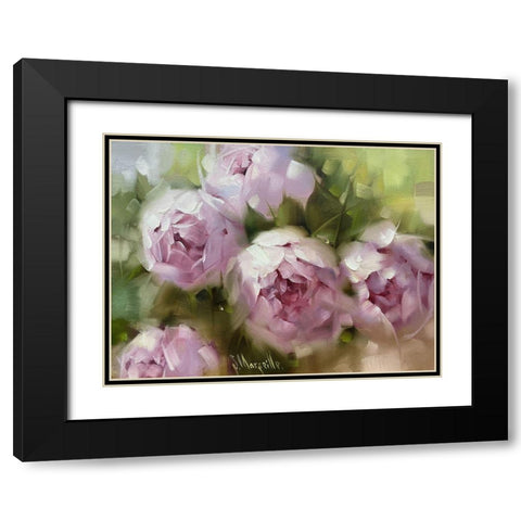 In the Garden Black Modern Wood Framed Art Print with Double Matting by Singatullin, Marsel