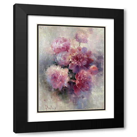 Pink Haze Black Modern Wood Framed Art Print with Double Matting by Singatullin, Marsel