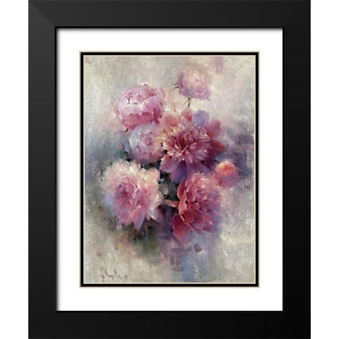Pink Haze Black Modern Wood Framed Art Print with Double Matting by Singatullin, Marsel