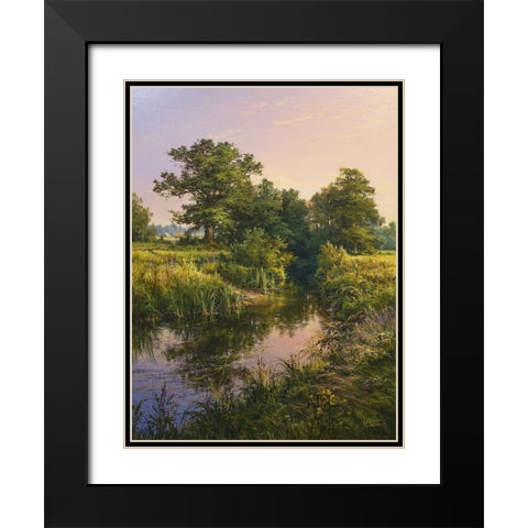 Native Places Black Modern Wood Framed Art Print with Double Matting by Yushkevich, Viktor