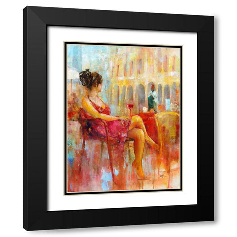 New Day Black Modern Wood Framed Art Print with Double Matting by Zakrynycny, Viktor
