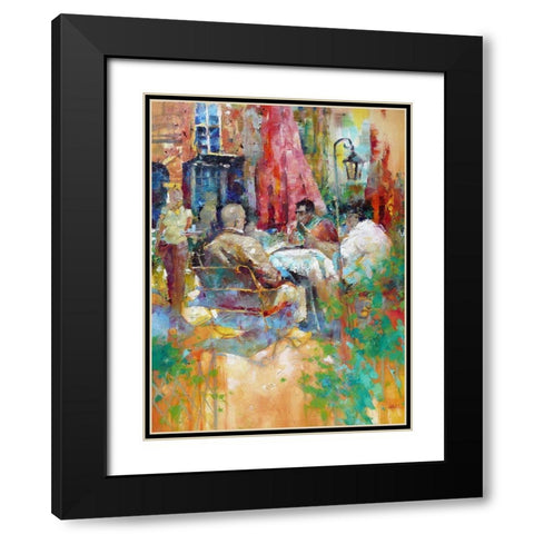 Autumn in Gdansk Black Modern Wood Framed Art Print with Double Matting by Zakrynycny, Viktor