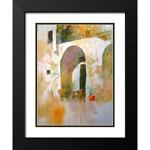 A Touch of Eternity Black Modern Wood Framed Art Print with Double Matting by Zakrynycny, Viktor