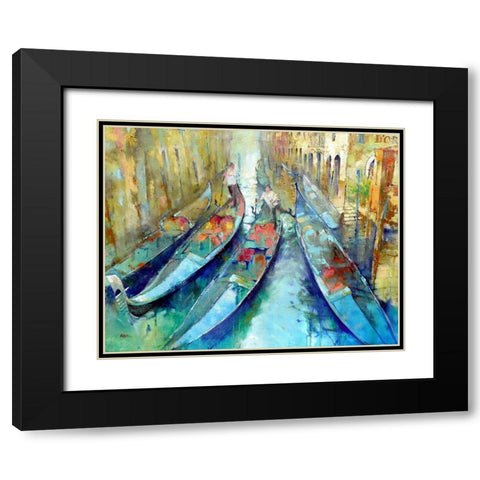 Venetian Tulipfrom Doro Garden Black Modern Wood Framed Art Print with Double Matting by Zakrynycny, Viktor