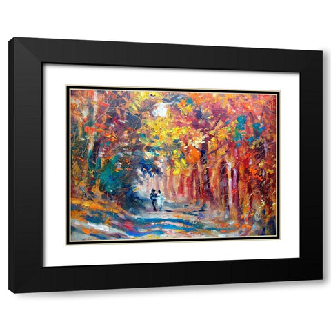 Where no Word are Needed Black Modern Wood Framed Art Print with Double Matting by Zakrynycny, Viktor