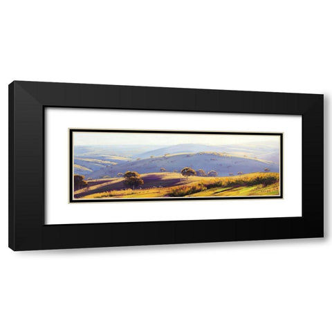 Kanimbla Valley Black Modern Wood Framed Art Print with Double Matting by Gercken, Graham