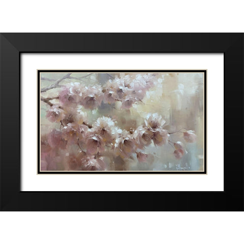 A Premonition of Spring Black Modern Wood Framed Art Print with Double Matting by Singatullin, Marsel