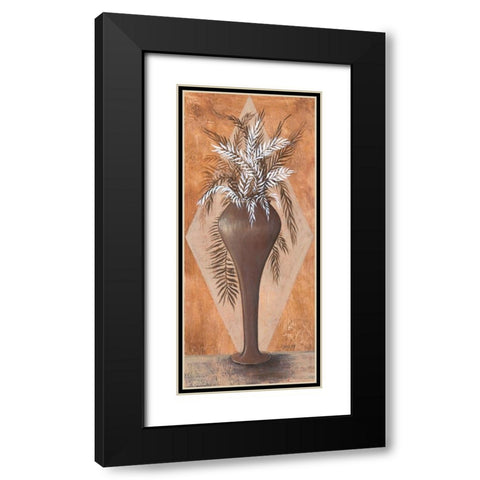 Flowers in the Vase III Black Modern Wood Framed Art Print with Double Matting by Dahlke, Izabella