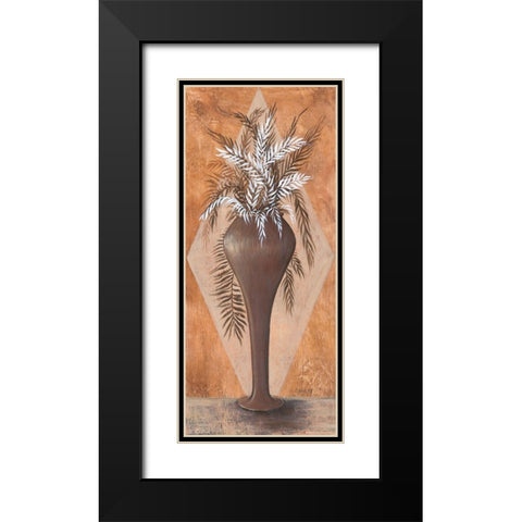 Flowers in the Vase III Black Modern Wood Framed Art Print with Double Matting by Dahlke, Izabella
