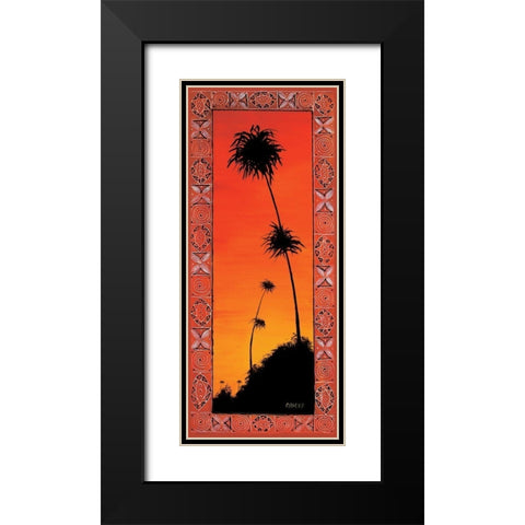 Australian Bush I Black Modern Wood Framed Art Print with Double Matting by Dahlke, Izabella