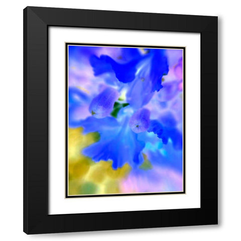 Lacy Edges Black Modern Wood Framed Art Print with Double Matting by Grayscale