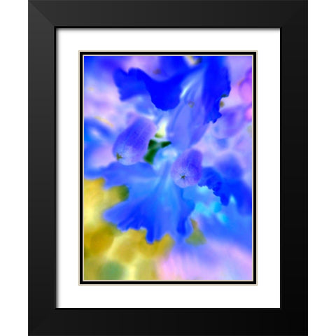 Lacy Edges Black Modern Wood Framed Art Print with Double Matting by Grayscale