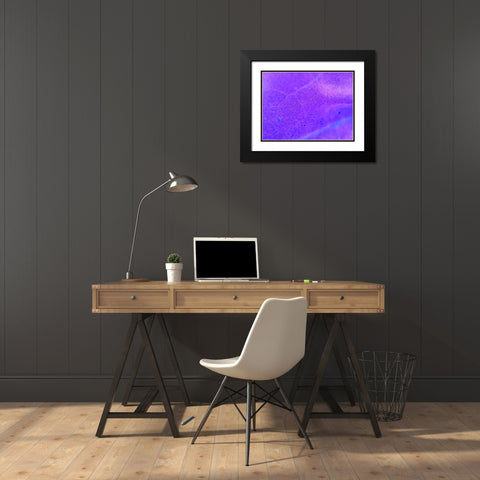 Energy Connection II Black Modern Wood Framed Art Print with Double Matting by Grayscale