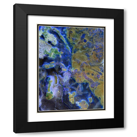 Inverted Sand I Black Modern Wood Framed Art Print with Double Matting by Grayscale