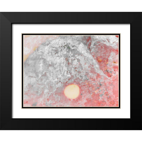 Salt Block II Black Modern Wood Framed Art Print with Double Matting by Grayscale