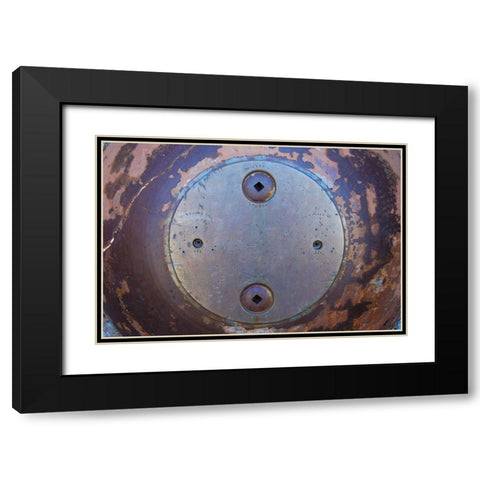 End Cap Black Modern Wood Framed Art Print with Double Matting by Grayscale