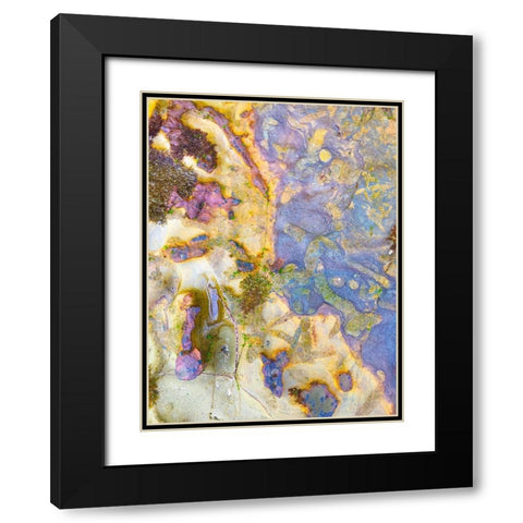 Oxidized Sand III Black Modern Wood Framed Art Print with Double Matting by Grayscale