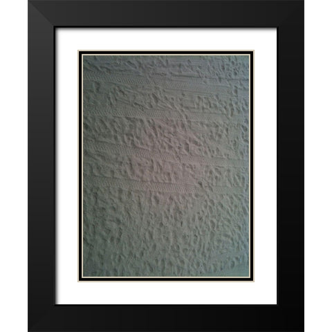 Sand Prints IV Black Modern Wood Framed Art Print with Double Matting by Grayscale