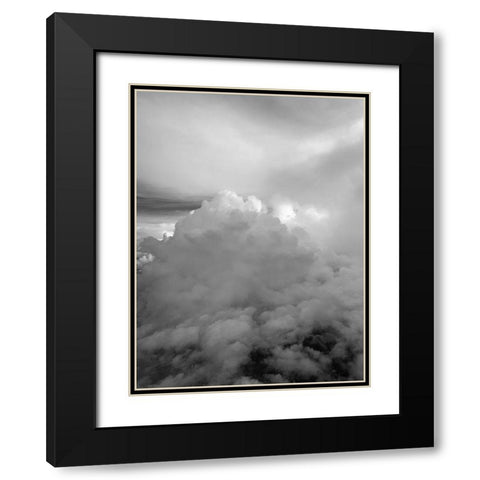 Cloudy Sky V Black Modern Wood Framed Art Print with Double Matting by Grayscale