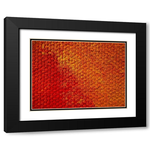 Canvas Closeup II Black Modern Wood Framed Art Print with Double Matting by Grayscale