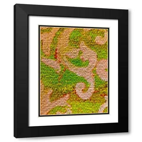 Canvas Closeup VIII Black Modern Wood Framed Art Print with Double Matting by Grayscale