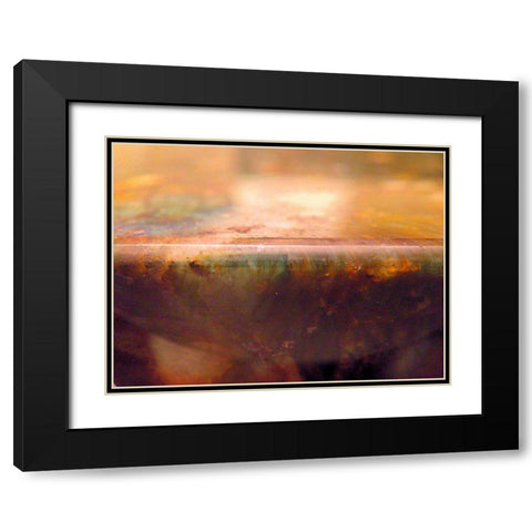 Stone Edge I Black Modern Wood Framed Art Print with Double Matting by Grayscale