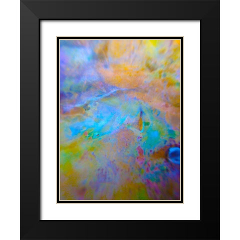 Oxidized Metal X Black Modern Wood Framed Art Print with Double Matting by Grayscale