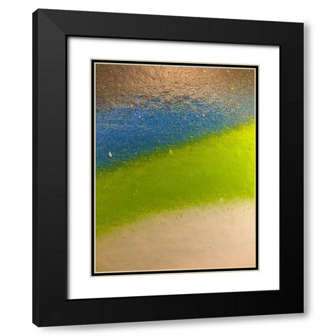Paint Closeup XII Black Modern Wood Framed Art Print with Double Matting by Grayscale