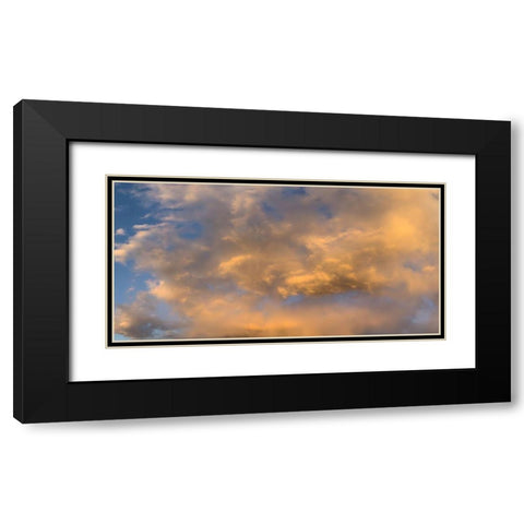 Cloudy Sky II Black Modern Wood Framed Art Print with Double Matting by Grayscale