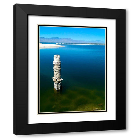 Salton Sea I Black Modern Wood Framed Art Print with Double Matting by Grayscale