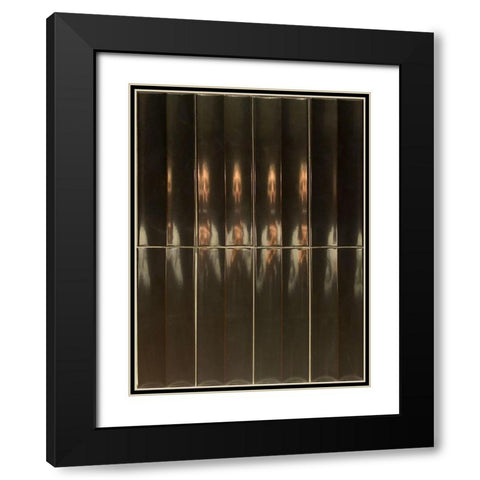 Self Portrait I Black Modern Wood Framed Art Print with Double Matting by Grayscale