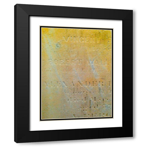 Mausoleum I Black Modern Wood Framed Art Print with Double Matting by Grayscale