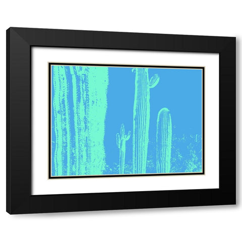Desert Silhouette VII Black Modern Wood Framed Art Print with Double Matting by Popcorn