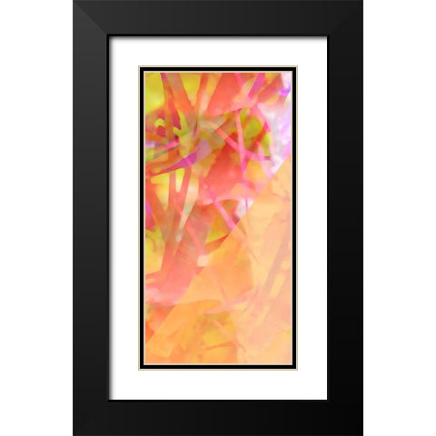 Wayfinder B Black Modern Wood Framed Art Print with Double Matting by Popcorn
