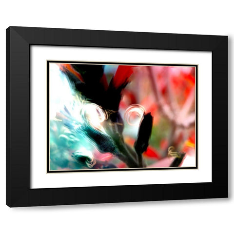 Flore Muse I Black Modern Wood Framed Art Print with Double Matting by Popcorn
