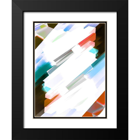 Safespace: Matrix Black Modern Wood Framed Art Print with Double Matting by Tenoever, William