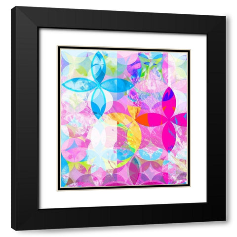 Desert Broom Abstract B Black Modern Wood Framed Art Print with Double Matting by Tenoever, William