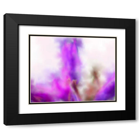 Blue Dicks W/C Bloom 1 Black Modern Wood Framed Art Print with Double Matting by Tenoever, William